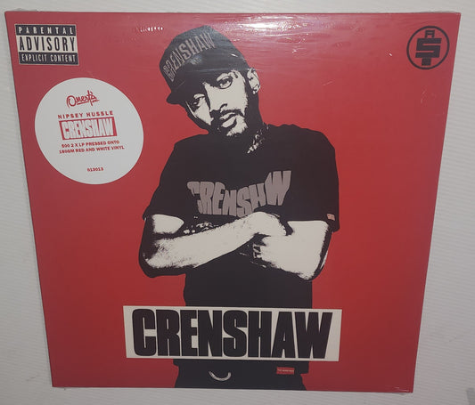 Nipsey Hussle - Crenshaw (2020) (Unofficial Red & White Colour Vinyl LP)