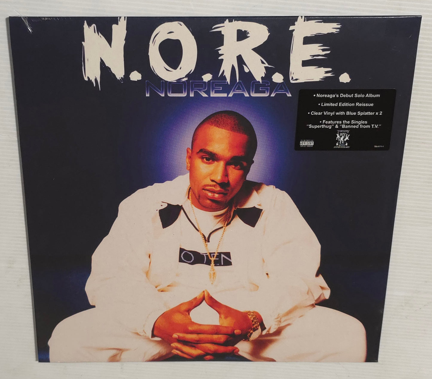 N.O.R.E. – Noreaga (2021 Reissue) (Limited Edition Clear With Blue Splatter Colour Vinyl LP)