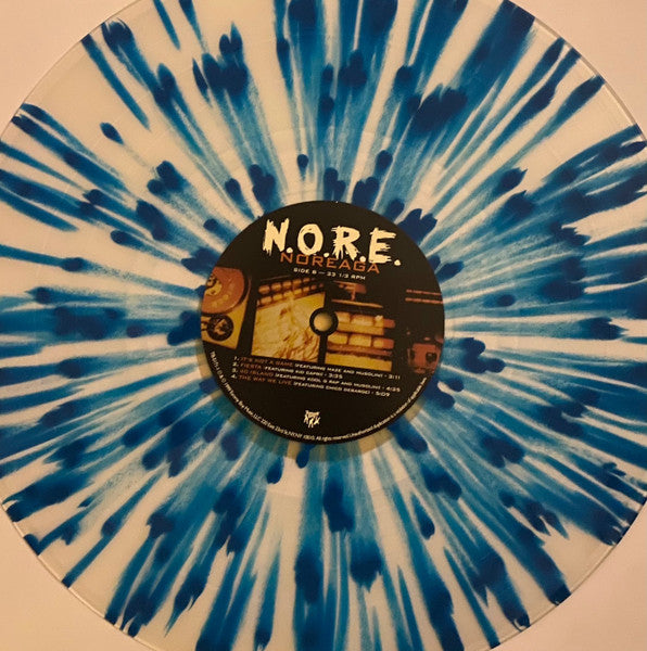 N.O.R.E. – Noreaga (2021 Reissue) (Limited Edition Clear With Blue Splatter Colour Vinyl LP)