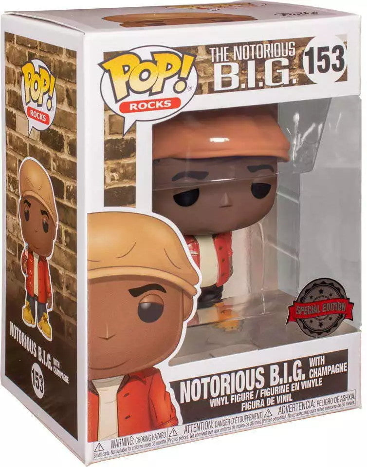 Notorious B.I.G. Big Poppa U.S. Exclusive Funko Pop! Rocks #153 Figurine