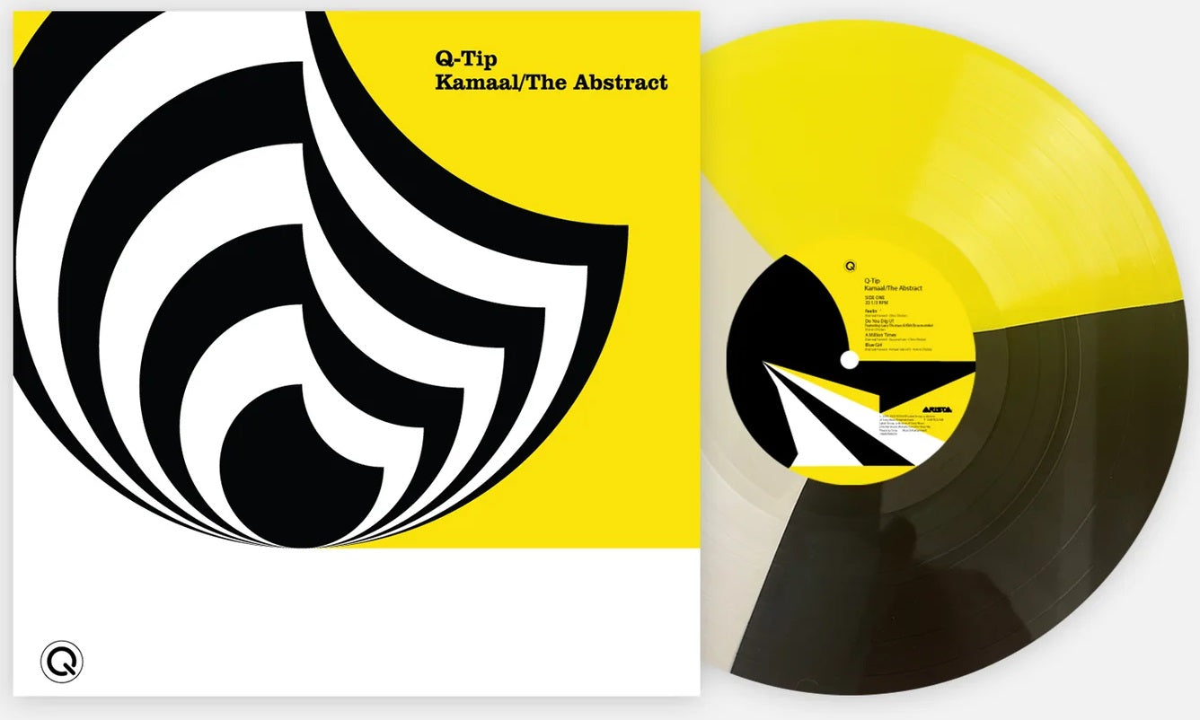 Q-Tip – Kamaal/The Abstract (2023 Reissue) (VMP Limited Edition Black & Yellow Colour Vinyl LP)