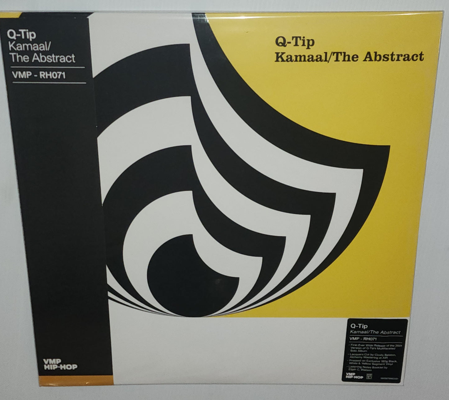 Q-Tip – Kamaal/The Abstract (2023 Reissue) (VMP Limited Edition Black & Yellow Colour Vinyl LP)