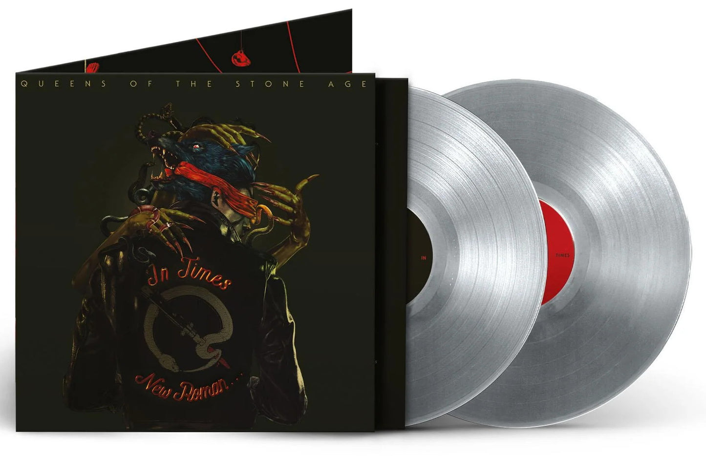 Queens Of The Stone Age – In Times New Roman... (2023) (Limited Edition Opaque Silver Colour Vinyl LP)