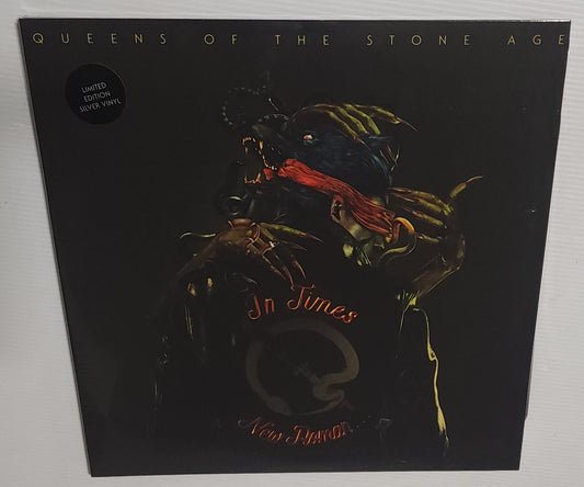 Queens Of The Stone Age – In Times New Roman... (2023) (Limited Edition Opaque Silver Colour Vinyl LP)