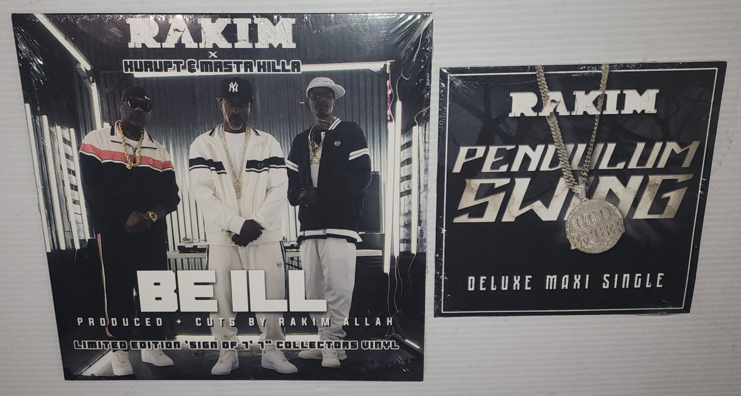 Rakim - Pendulum Swing + Be ILL / Love Is The Message (2024) (Limited Edition Deluxe CD Single + 7" Vinyl Single)