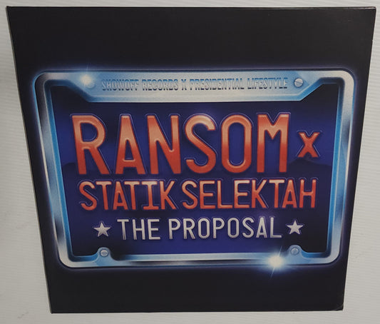 Ransom x Statik Selektah - The Proposal (2024) (Black Colour Vinyl LP)