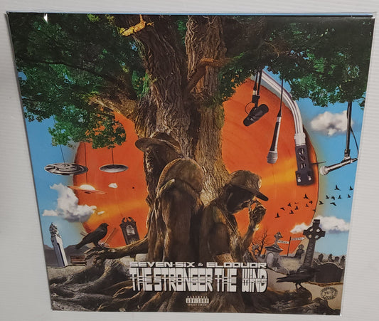 Seven Six & Eloquor - The Stronger The Wind The Stronger The Tree (2024) (Translucent Orange Colour Vinyl LP)