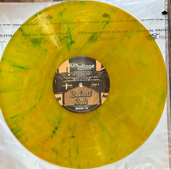 Slum Village – Detroit Deli (A Taste Of Detroit) (2024 RSD) (Limited Edition Clear with Orange Splatter Colour Vinyl LP)