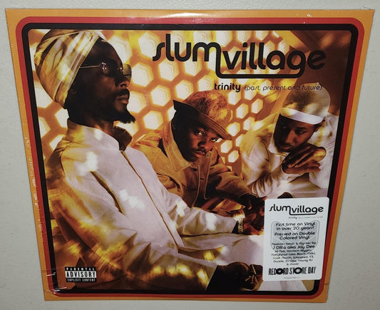 Slum Village – Trinity (Past, Present And Future) (2023 RSD) (Limited Edition Canary Yellow & Tangerine Colour Vinyl LP)