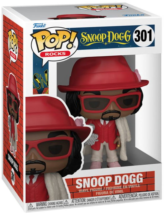 Snoop Dogg Snoop In Fur Coat Funko Pop! Rocks #301 Figurine