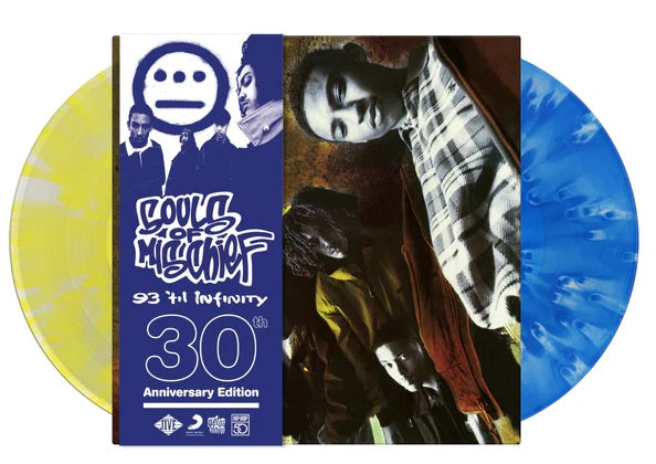 Souls Of Mischief - '93 Til Infinity: 30th Anniversary (2023) (Limited Edition Blue & Yellow Cloudy Coloured Vinyl LP)