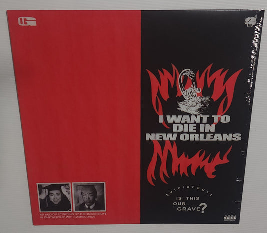 $UICIDEBOY$ - I Want To Die In New Orleans (2023) (Limited Edition Red & Black Split Coloured Vinyl)