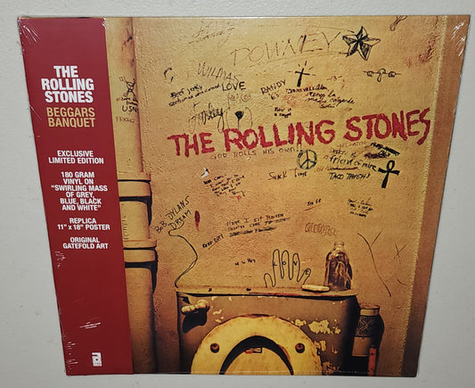 The Rolling Stones – Beggars Banquet (2023 RSD) (Limited Edition Grey/Blue/Black/White Swirl Colour Vinyl LP)