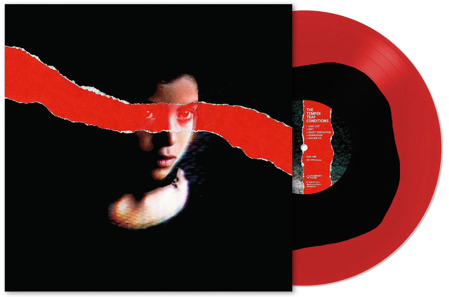 The Temper Trap – Conditions (15th Anniversary Edition) (2024) (Limited Edition Black In Red Colour Vinyl LP)