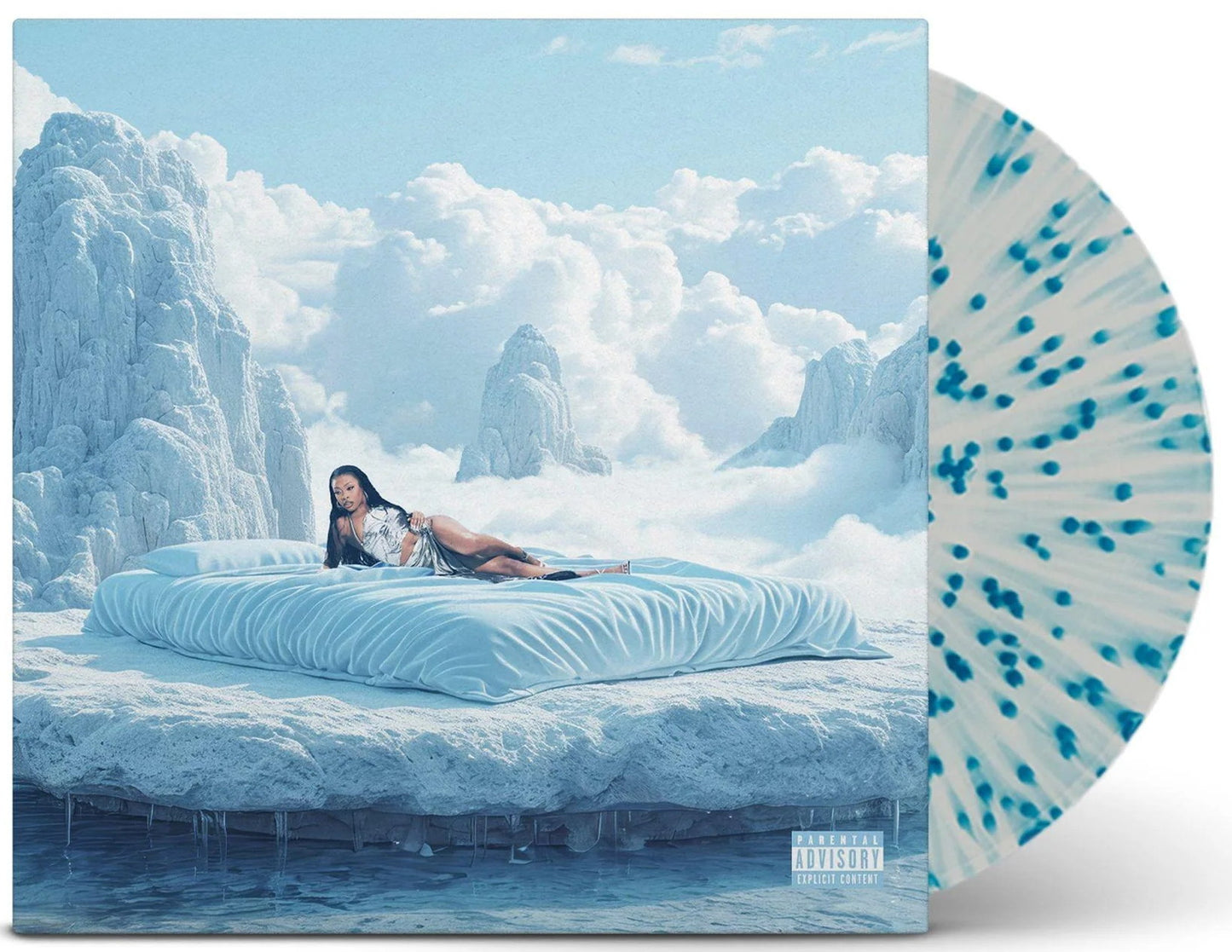 Tink - Winter's Diary 5 (2024) Limired Edition Milky Clear with Blue Splatter Colour Vinyl LP)