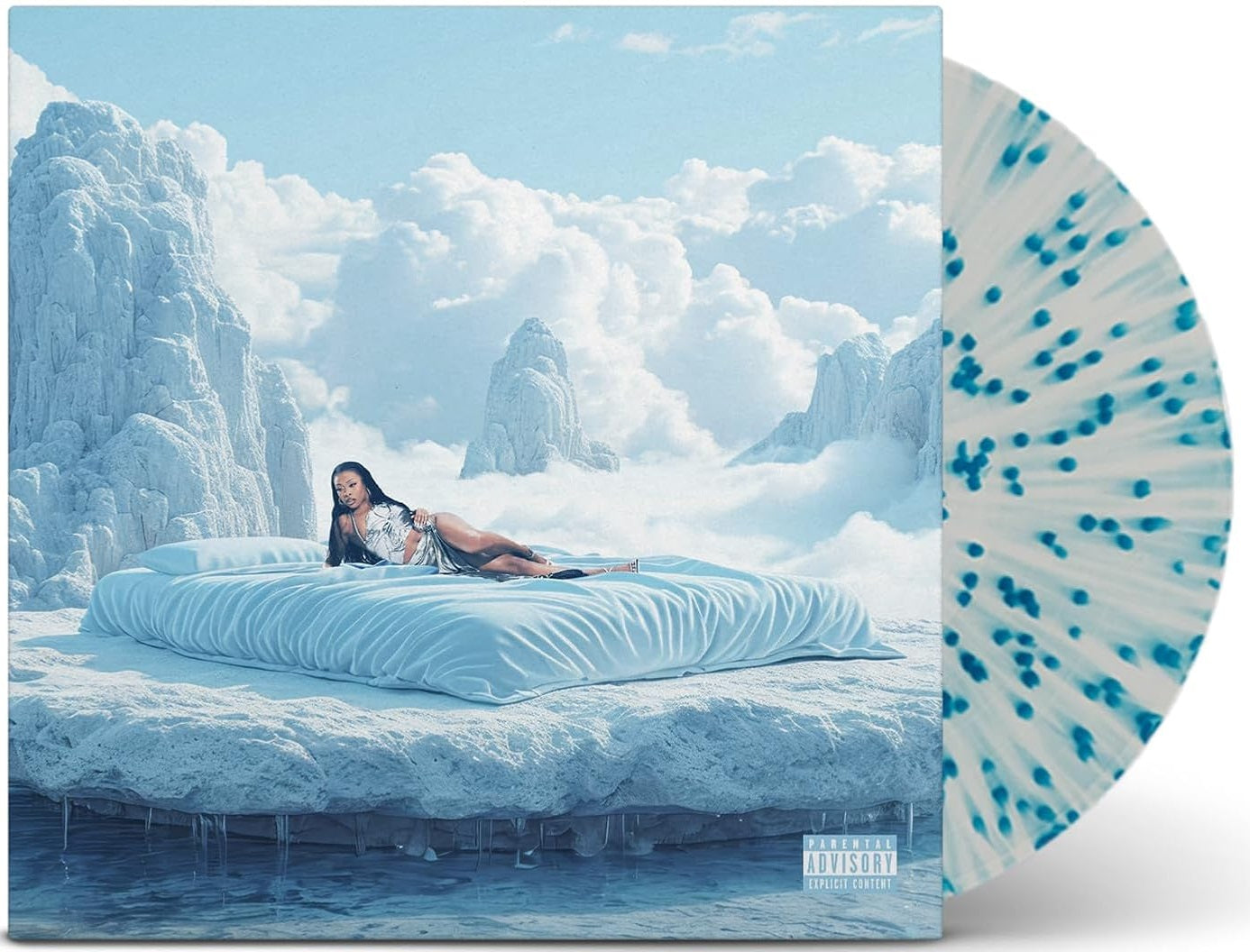 Tink - Winter's Diary 5 (2024) (Milky Clear with Blue Splatter Colour Vinyl LP)