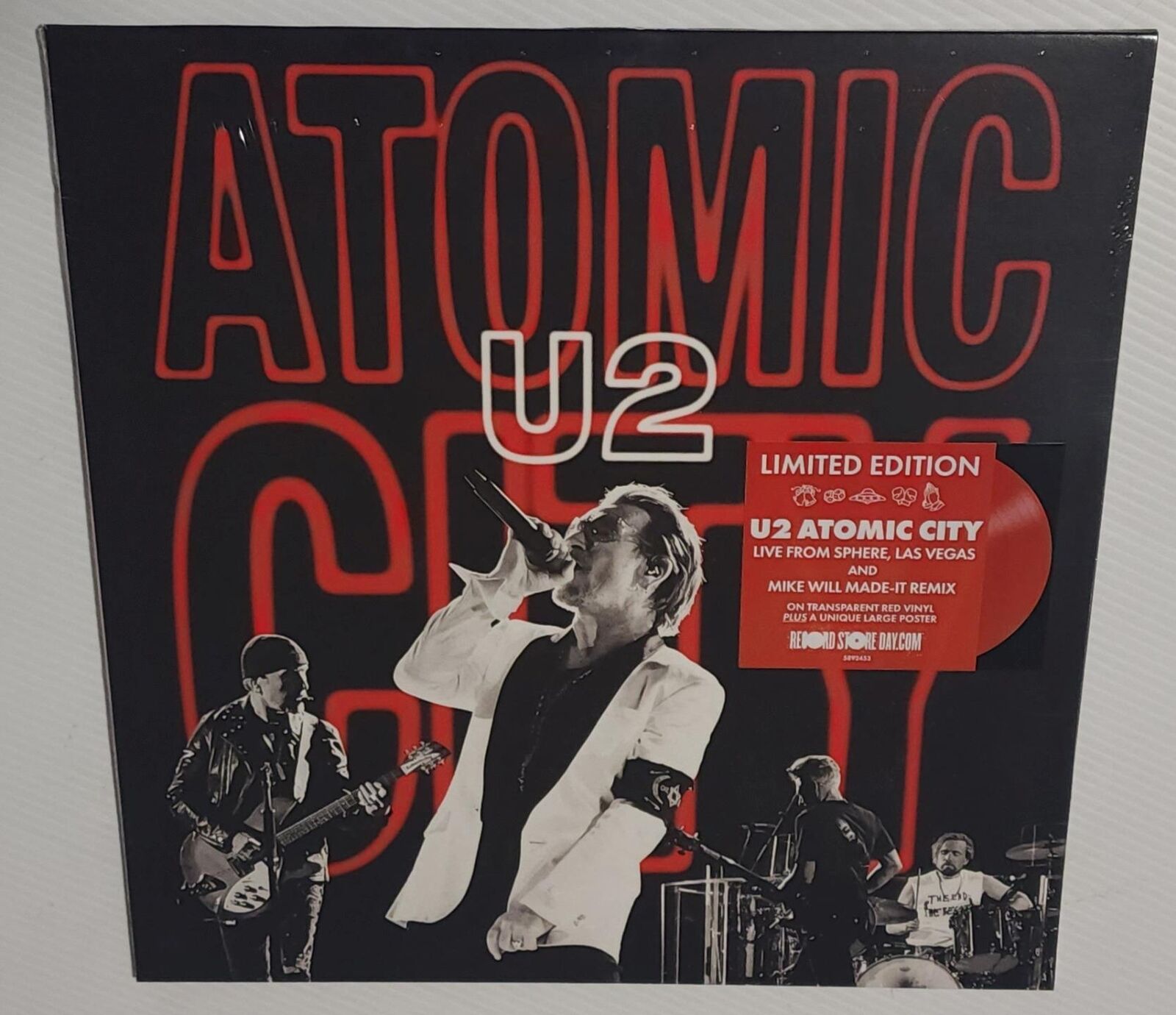 U2 – Atomic City (2024 RSD) (Limited Edition Red Colour 10