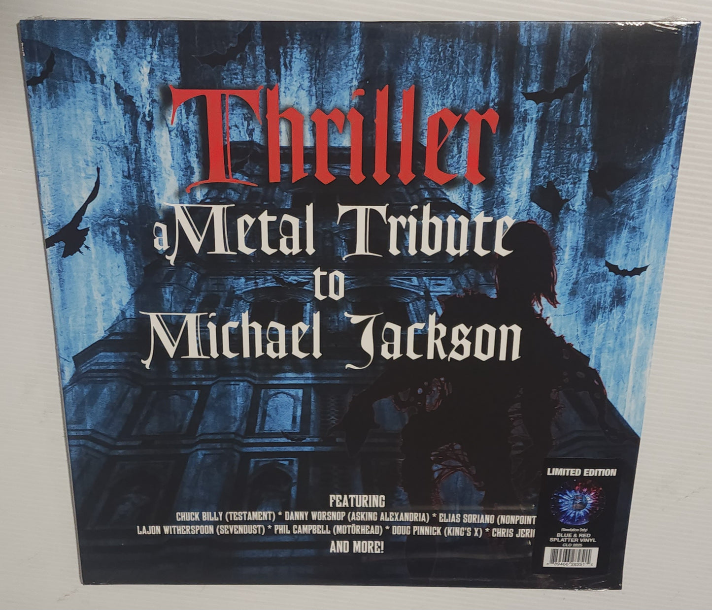 Various Artists – Thriller: A Metal Tribute To Michael Jackson (2013) (Limited Edition Red & Blue Splatter Colour Vinyl LP)