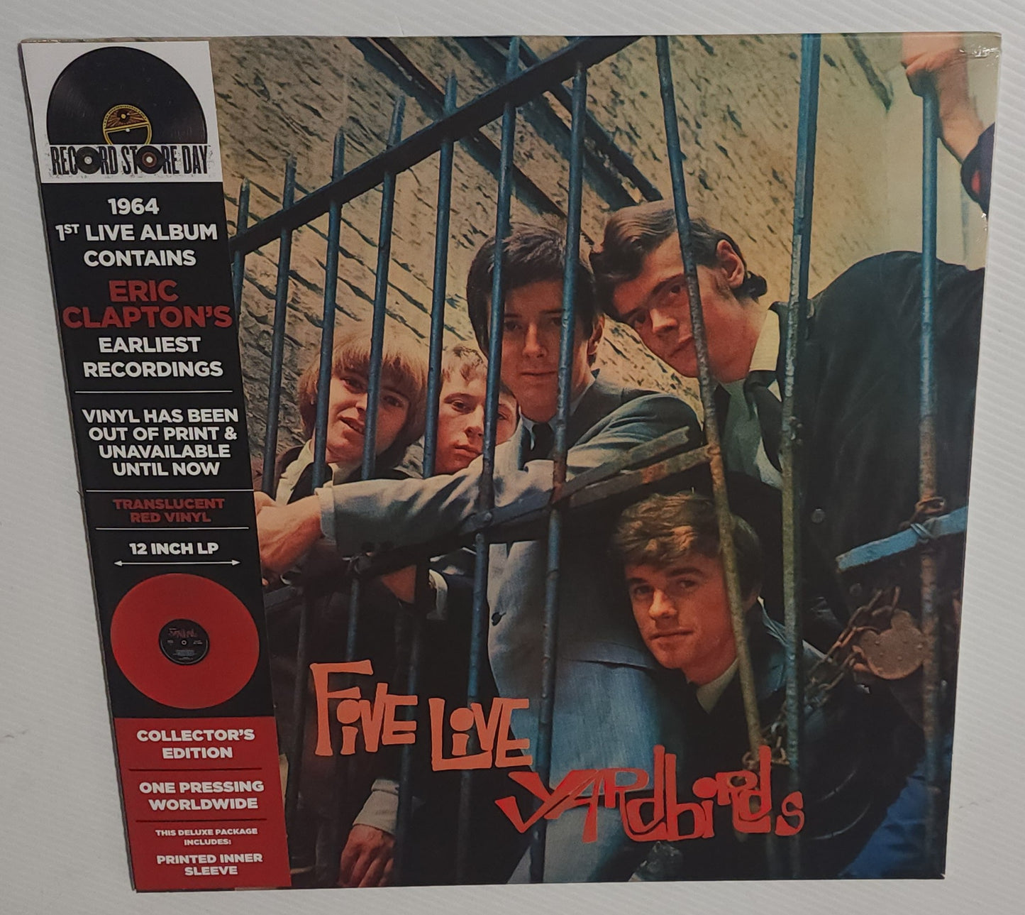 The Yardbirds – Five Live Yardbirds (2024 RSD) (Limited Edition Translucent Red Colour Vinyl LP)