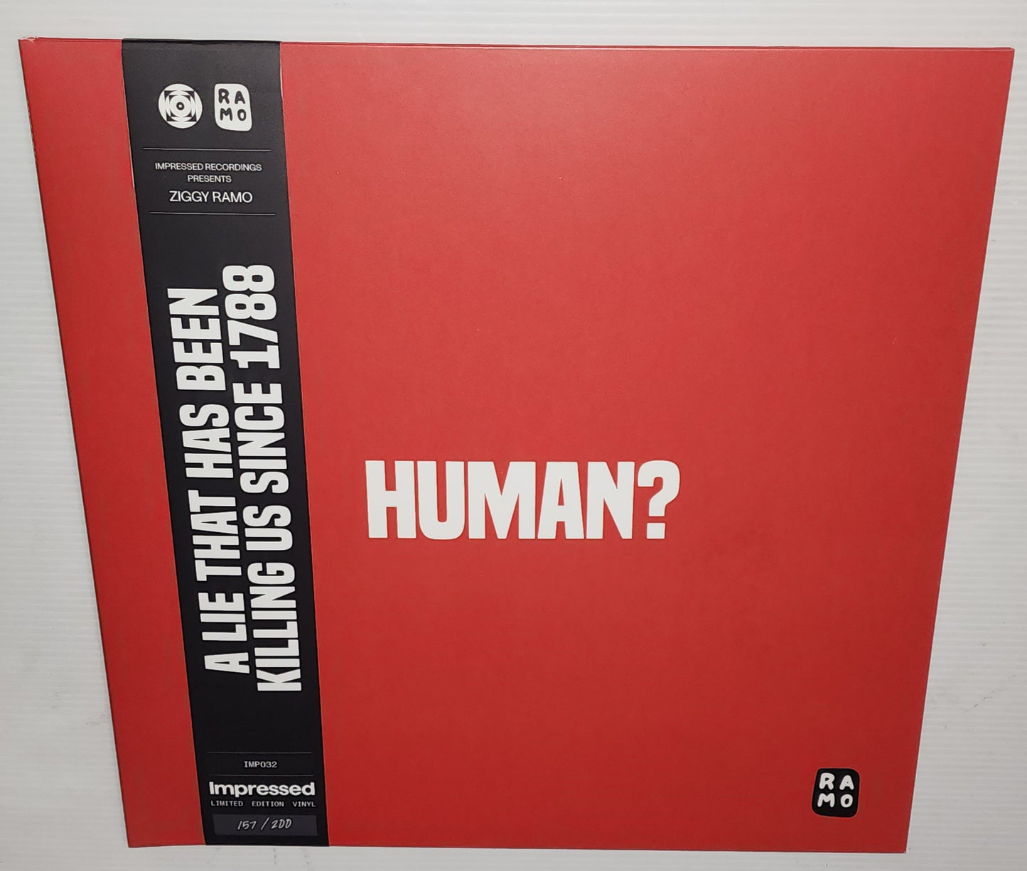 Ziggy Ramo - Human? (2024) (Limited Edition Red Colour Vinyl LP)